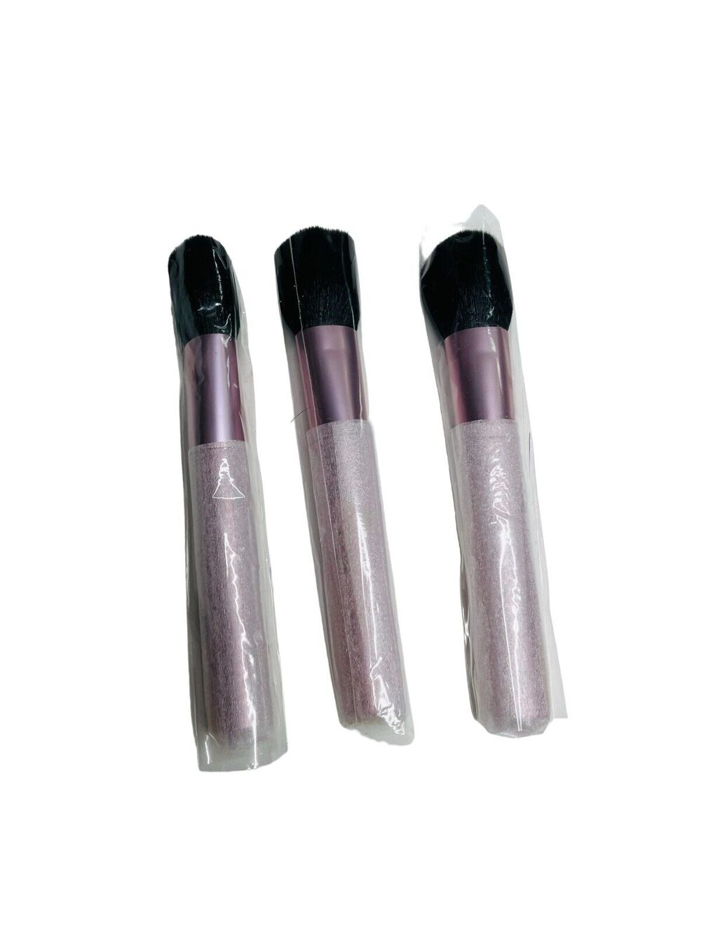 Mally Makeup Cosmetic Blush Brush Pink Bundle Set of 3 Beauty